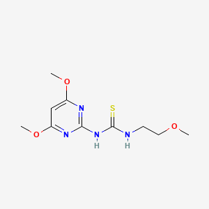 1-(4,6-Dimethoxy-2-pyrimidinyl)-3-(2-methoxyethyl)thiourea