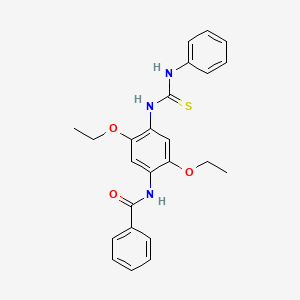 N-[4-[[anilino(sulfanylidene)methyl]amino]-2,5-diethoxyphenyl]benzamide