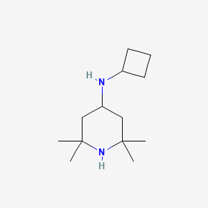 molecular formula C13H26N2 B12271555 Cyclobutyl-(2,2,6,6-tetramethyl-piperidin-4-YL)-amine 