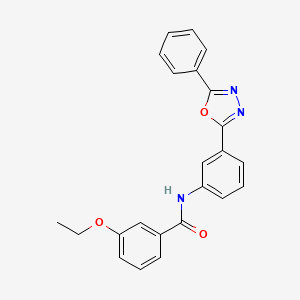 3-ethoxy-N-[3-(5-phenyl-1,3,4-oxadiazol-2-yl)phenyl]benzamide