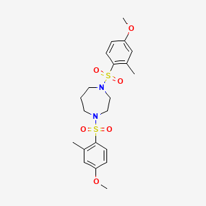1,4-Bis[(4-methoxy-2-methylphenyl)sulfonyl]-1,4-diazepane