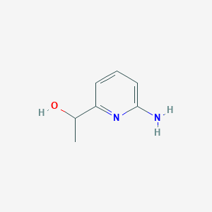 molecular formula C7H10N2O B122717 1-(6-氨基吡啶-2-基)乙醇 CAS No. 146859-53-2