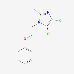 4,5-Dichloro-2-methyl-1-(2-phenoxyethyl)imidazole