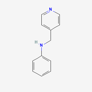 molecular formula C12H12N2 B1227191 N-(pyridin-4-ylmethyl)aniline CAS No. 3034-32-0