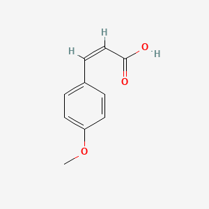 molecular formula C10H10O3 B1227208 (Z)-p-Methoxycinnamic acid CAS No. 5676-64-2