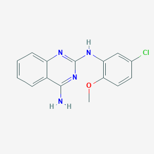 N2-(5-Chloro-2-methoxyphenyl)quinazoline-2,4-diamine