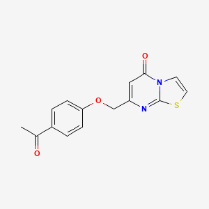 7-[(4-Acetylphenoxy)methyl]-5-thiazolo[3,2-a]pyrimidinone