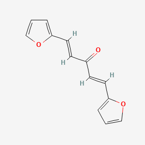 molecular formula C13H10O3 B1227266 Difurfurylideneacetone CAS No. 886-77-1