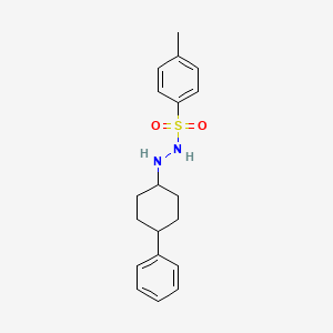 molecular formula C19H24N2O2S B12272664 4-methyl-N'-(4-phenylcyclohexyl)benzenesulfonohydrazide 