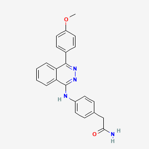 2-[4-[[4-(4-Methoxyphenyl)-1-phthalazinyl]amino]phenyl]acetamide