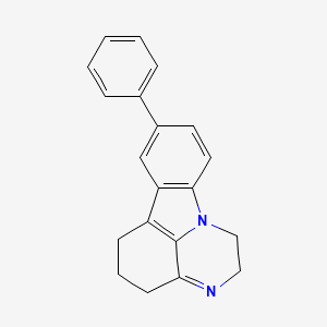 8-Phenyl-2,4,5,6-tetrahydro-1H-pyrazino[3,2,1-jk]carbazole