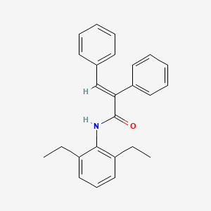 N-(2,6-diethylphenyl)-2,3-diphenylacrylamide