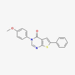 3-(4-Methoxyphenyl)-6-phenyl-4-thieno[2,3-d]pyrimidinone