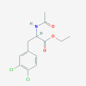 molecular formula C13H15Cl2NO3 B122732 Ethyl 2-acetamido-3-(3,4-dichlorophenyl)propanoate CAS No. 153828-98-9