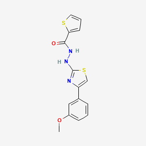 N'-[4-(3-methoxyphenyl)-2-thiazolyl]-2-thiophenecarbohydrazide
