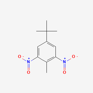 molecular formula C11H14N2O4 B12273324 5-Tert-butyl-2-methyl-1,3-dinitrobenzene CAS No. 4162-89-4