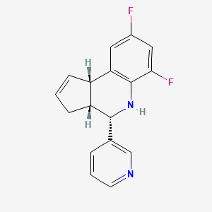 molecular formula C17H14F2N2 B1227334 Golgicide A-1 