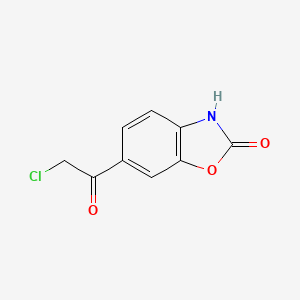 molecular formula C9H6ClNO3 B1227339 6-Chloroacetyl-2-benzoxazolinone CAS No. 54903-10-5