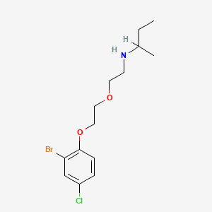 N-[2-[2-(2-bromo-4-chlorophenoxy)ethoxy]ethyl]-2-butanamine