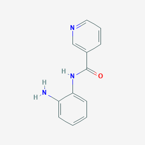 molecular formula C12H11N3O B1227351 N-(2-Amino-phenyl)-nicotinamide CAS No. 436089-31-5