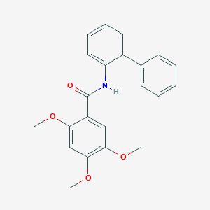 2,4,5-trimethoxy-N-(2-phenylphenyl)benzamide