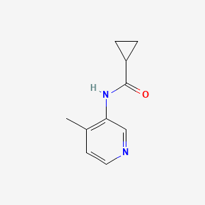molecular formula C10H12N2O B12273550 N-(4-methylpyridin-3-yl)cyclopropanecarboxamide 