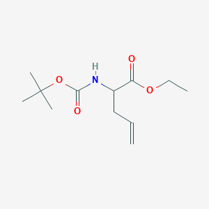 molecular formula C12H21NO4 B12273669 (2R)-2-tert-Butoxycarbonylamino-pent-4-enoic acid ethyl ester 