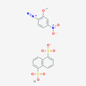 molecular formula C17H13N3O9S2 B1227371 Fast red B salt 