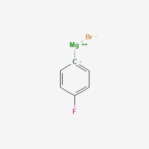 molecular formula C6H4BrFMg B1227372 4-Fluorophenylmagnesium bromide CAS No. 352-13-6