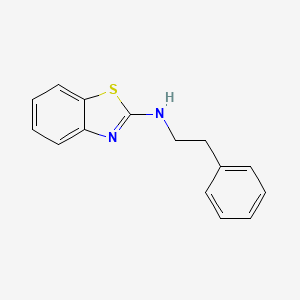 molecular formula C15H14N2S B1227403 N-(2-phenylethyl)-1,3-benzothiazol-2-amine CAS No. 439215-15-3