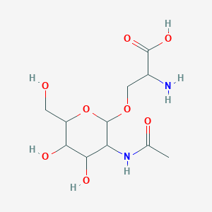 3-[3-Acetamido-4,5-dihydroxy-6-(hydroxymethyl)oxan-2-yl]oxy-2-aminopropanoic acid