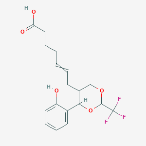 7-[4-(2-Hydroxyphenyl)-2-(trifluoromethyl)-1,3-dioxan-5-yl]-5-heptenoic acid