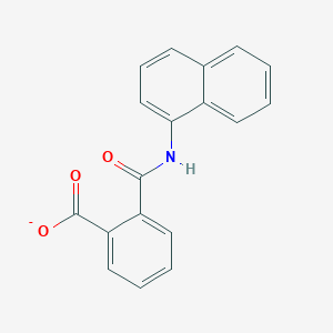molecular formula C18H12NO3- B1227424 Naptalamate 