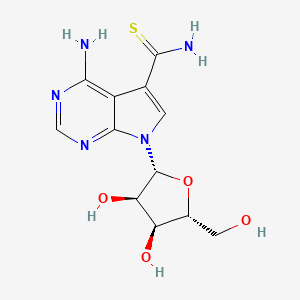 7H-Pyrrolo(2,3-d)pyrimidine-5-carboxamide, 4-amino-7-beta-D-ribofuranosylthio-