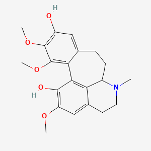molecular formula C21H25NO5 B1227436 Floramultine 