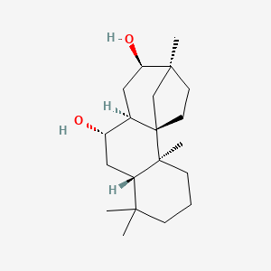 (1S,2S,7S,9S,10S,12R,13S)-2,6,6,13-tetramethyltetracyclo[11.2.1.01,10.02,7]hexadecane-9,12-diol