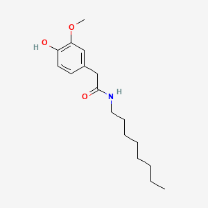 molecular formula C17H27NO3 B1227448 Octylhomovanillamide CAS No. 58418-73-8