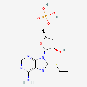 8-Thioethyladenosine-3',5'-cyclic monophosphoric acid