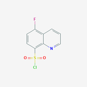 molecular formula C9H5ClFNO2S B122747 5-Fluoroquinoline-8-sulfonyl chloride CAS No. 1997-50-8