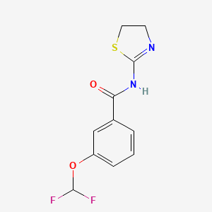 3-(difluoromethoxy)-N-(4,5-dihydrothiazol-2-yl)benzamide