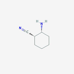 molecular formula C7H12N2 B12274815 (1S,2R)-2-aminocyclohexane-1-carbonitrile 