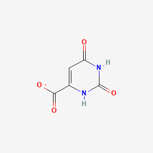 molecular formula C5H3N2O4- B1227488 Orotate CAS No. 73-97-2