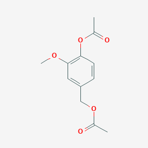 molecular formula C12H14O5 B1227522 Vanillyl alcohol diacetate 