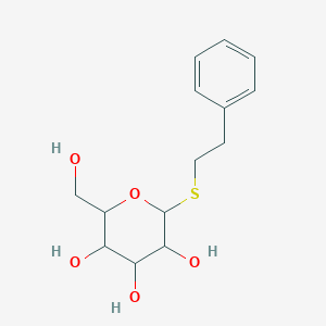 molecular formula C14H20O5S B1227523 2-Phenylethyl-beta-D-thiogalactoside 