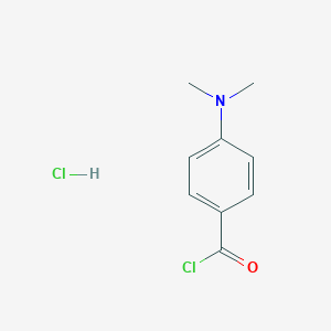 molecular formula C9H11Cl2NO B122754 4-(二甲氨基)苯甲酰氯盐酸盐 CAS No. 149898-87-3