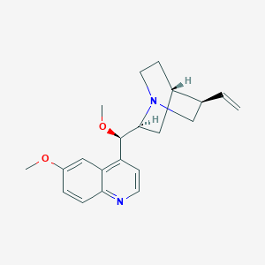 molecular formula C21H26N2O2 B12275475 Cinchonan, 6',9-dimethoxy-, (8alpha,9R)- CAS No. 141887-28-7