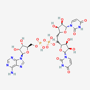 molecular formula C28H35N9O20P2 B1227553 UpApU CAS No. 752-71-6