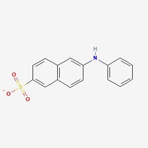 molecular formula C16H12NO3S- B1227554 6-Anilinonaphthalene-2-sulfonate CAS No. 20096-86-0