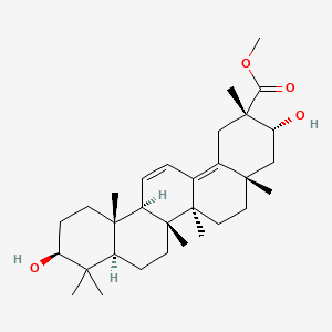 molecular formula C31H48O4 B1227556 Macedonic acid methyl ester CAS No. 38987-84-7
