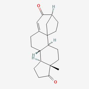 12a-Methyl-2,3,3a,3b,4,5,9,10,10b,11,12,12a-dodecahydro-1H-8,10a-methanocyclohepta[a]cyclopenta[f]naphthalene-1,7(8H)-dione